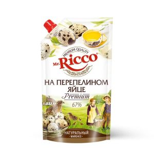 Майонез Mr Ricco 375г на перепелином яйце