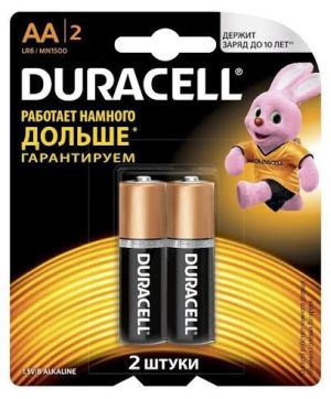 Батарейки пальчиковые Duracell 2 шт.