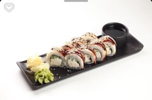 Суши Роллы Дракон с огурцом от Измир