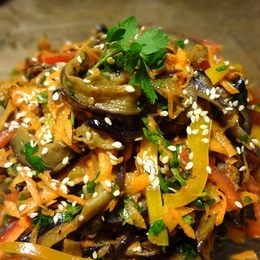 Салат Баклажаны по корейски  500гр Крендель