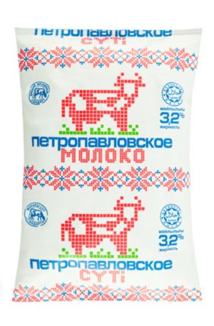Молоко Петропавловское 3,2% 1л